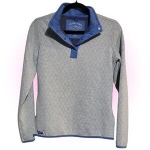 STRAIGHT DOWN CLOTHING CO. SUPER SOFT WOMEN'S QUILTED PULLOVER EUC S